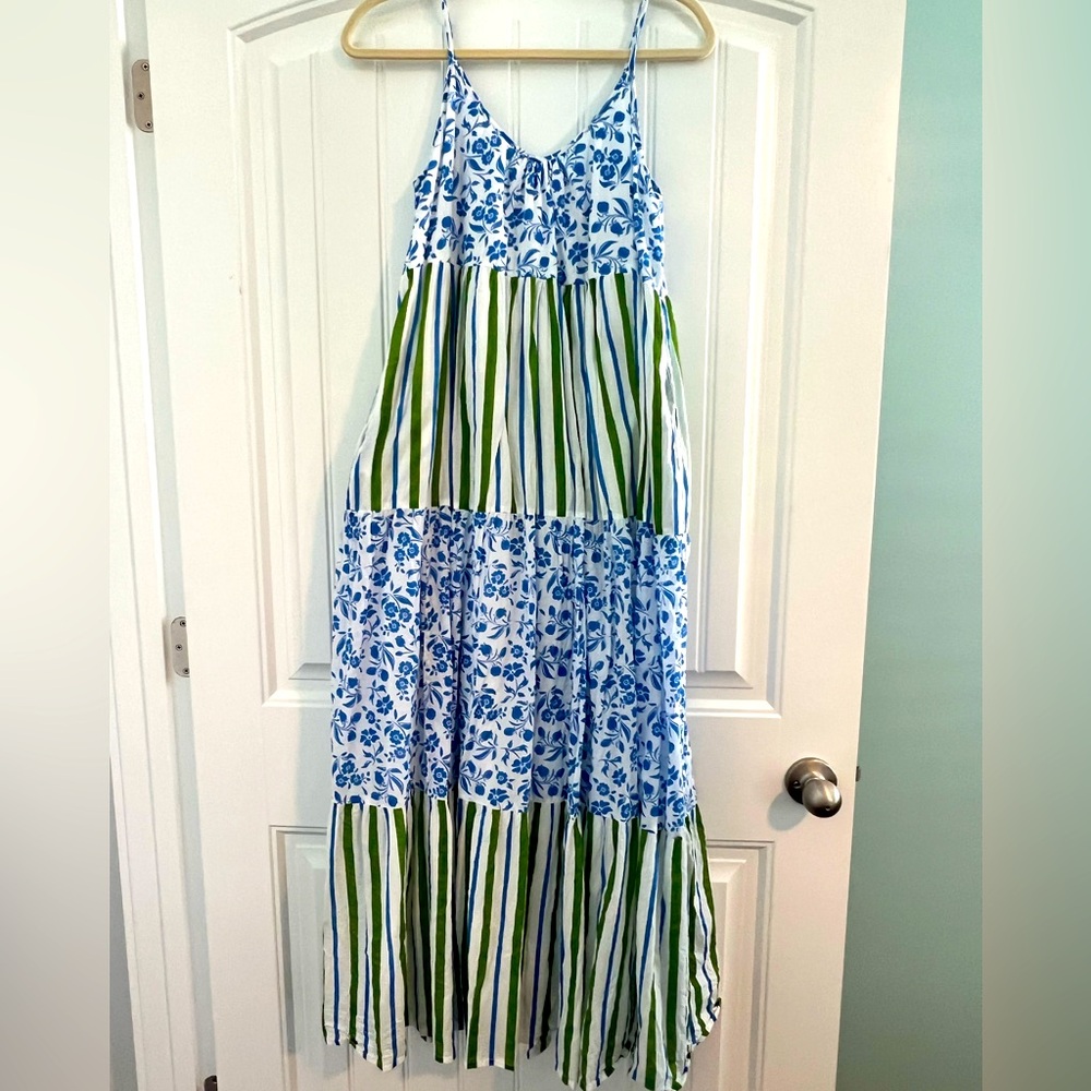 100% Cotton Olivia James Maxi Dress